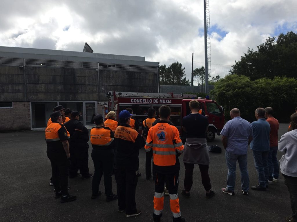 Na xornada de onte puxemos o broche final ao Curso Básico de Protección Civil, que se desenvolveu no Concello de Dumbría.